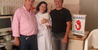Arqº Valdir,  Drª Ivone e o Engº Carlos Alexandre