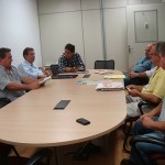 Reunião no Deptº Jurídico da Prefeitura Municipal de Bauru.