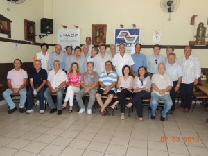 Participantes da reunião de Presidente Venceslau.  