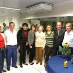 Luzia, Bija, Cidinha, Belkis, Dona Cida,  Inês, Dr. Paulo de Oliveira e Arqº Valdir