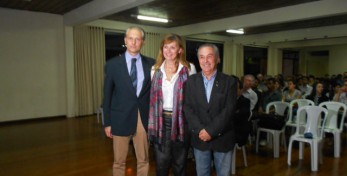 Autoridades presentes na abertura do curso