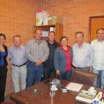 Adriana, Saavedra, Fernando, Agnelo, Olga, Valdir e Márcio