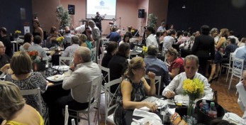 Participantes da 25ª festa alemã