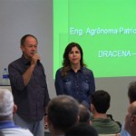 Presidente da AEARD Engº Aldo Rossetto e a Engª Patricia Reiners