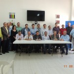 Participantes da reunião realizada na SENAG-Lins