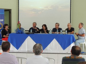 Premiação do 1º, 2º e 3º colocado do Torneio de Pesca da FAEASP.