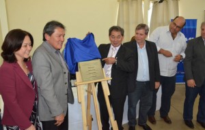 Descerramento da Placa Comemorativa ao Lançamento da Pedra