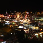 Vista panorâmica da feira